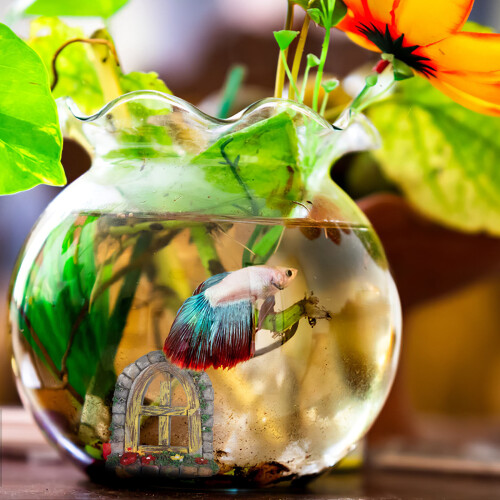 4Stk Resin -Accessoires Für Aquarium Und Garten 2