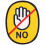 Do Not Touch Signification Logo Étiquette Pour Chiot Autocollant 7