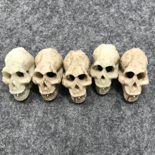 2 stk. kranieornament akvariedekoration lavet af høj kvalitet lugtfri harpiks sikker for dyr