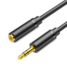 Cabo extensor de fone de ouvido de 3,5 mm macho para fêmea para smartphones, tablets e reprodutores de mídia, 100/150/30/500 cm