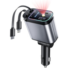 Écouteurs portables Starlight rétractables avec câbles rétractables, compatibles avec les téléphones 4 en 1 Starlight, 2 ports et modèles 17,