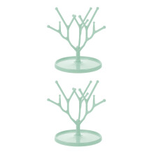 2Pièces Égouttoir Vert PP Support Séchage Bébé