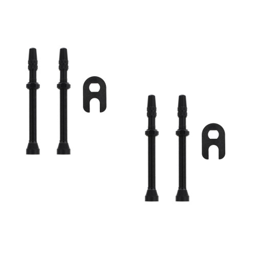 2Ensembles Embouts De Valve En Aluminium Noir Accessoires