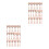 2Ensembles Mini Couverts Jetables Rose Gold En Ps Pour Décor Festif 1