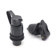 Spina per rimorchio 12V a 3 pin, impermeabile, a 3 poli, in plastica, connettore elettrico, adattatore per cablaggio.