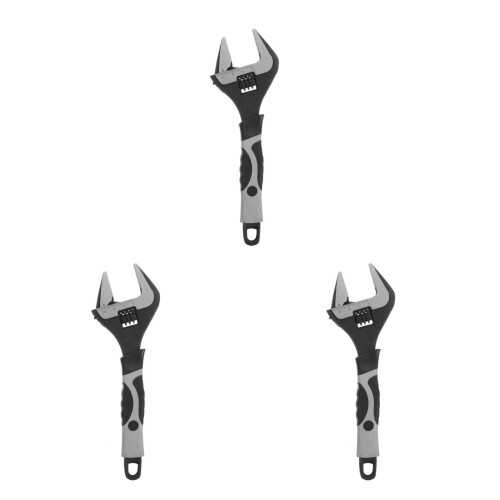 3Pcs Assorted Color Basin Wrench Adjustable Spanner for Faucets