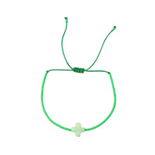 Cruzes de liga metálica multicoloridas em estilo boêmio, pulseiras ajustáveis para o pulso, peças marcantes para presentes especiais.