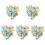 500Pièces Décoration Patches Rondes Verre Coloré 1