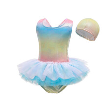 Costume da bagno intero per bambina, costume da bagno ad asciugatura rapida per bambine, costume da bagno estivo da spiaggia per bambine, 7-8 anni