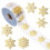 Αυτοκόλλητα Snowflake Clear Envelope Seals Holiday Label για διακόσμηση πάρτι με χαρτόνι 1