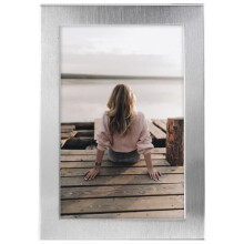 Fotolijst - HAMA - RIVA - Zilver - 10 x 15 cm - Hoogwaardige fluweel