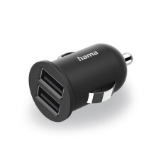 Caricatore USB doppio - 2 porte - 2,4 A (2x1,2 A) - 12 W - Accendisigari 12V
