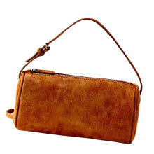 Elegante suède crossbodytas, comfortabele en slijtvaste afwerking, moderne stijl, herfst/winter 2025, schoudertas