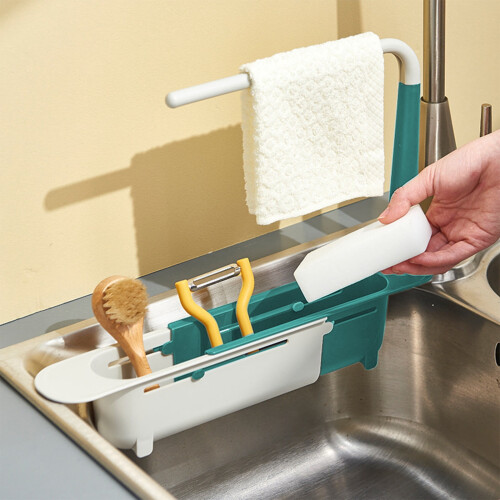 Retractable Filter Rack for Kitchen Sink 1pc