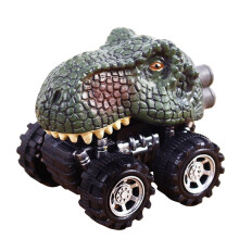 Pull Back Dinosaur Toy, Mini Dinosaur Model Car, Children's Day Gift Toy, Plastic Material, Compact Size 7x5x6cm, Walking Action, Colorful Design