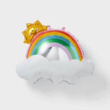 Ballon en aluminium en forme d'arc-en-ciel