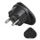 Hama HAMA potovalni adapter črne barve 223454 1