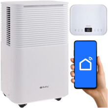 Avfukter, 12 l/dag, WiFi, Timer, Hygrostat
