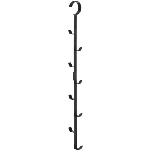 Appendiabiti verticale - YAMAZAKI - Tower 7648 - Metallo - Nero - 54x6x5 cm