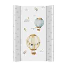 Ceba Baby Materasso per il cambio spesso lavabile profilato morbido corto, Palloncini, 70x50 cm - Certificato Öko-Tex, Impermeabile