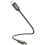 Hama Câble de charge - Hama - 00201601 - USB-C - Lightning - 0,2 m - Nylon Noir 1