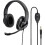 Hama Cuffie sovraurali cablate Stereo Hama nere con volume regolabile e silenziamento del microfono per computer 1