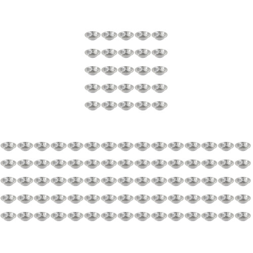 1000Pcs Silver Foil Egg Tart Cups Easy Release Mini Baking Molds