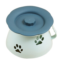2Pcs Handheld Plastic Urinal Pot with Lid Elder Chamber Pot for Home