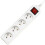 Prolunga - PREMIUMCORD - 4 prese - 7m - Interruttore integrato - Bianco 1