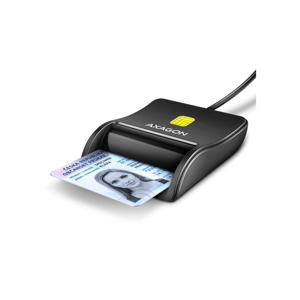 AXAGON USB-A Smart Card  ID Card FlatReader - Image 4