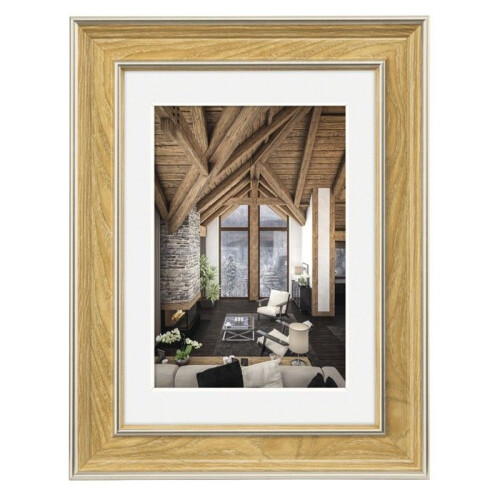 Hama Fotolijst van kunststof "Rustic", eik, 30 x 40 cm