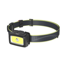 Lpe frt. LED "HL350", batterijen, COB, lpe kop, lum. waarschuwing, fluitje, 7 mdes