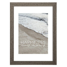 Houten fotolijst "Waves", taupe, 30 x 40 cm