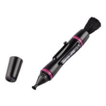 Reinigingsborstel - HAMA - MicroPro II - Zwart - Voor oculairs en camera's - Compact