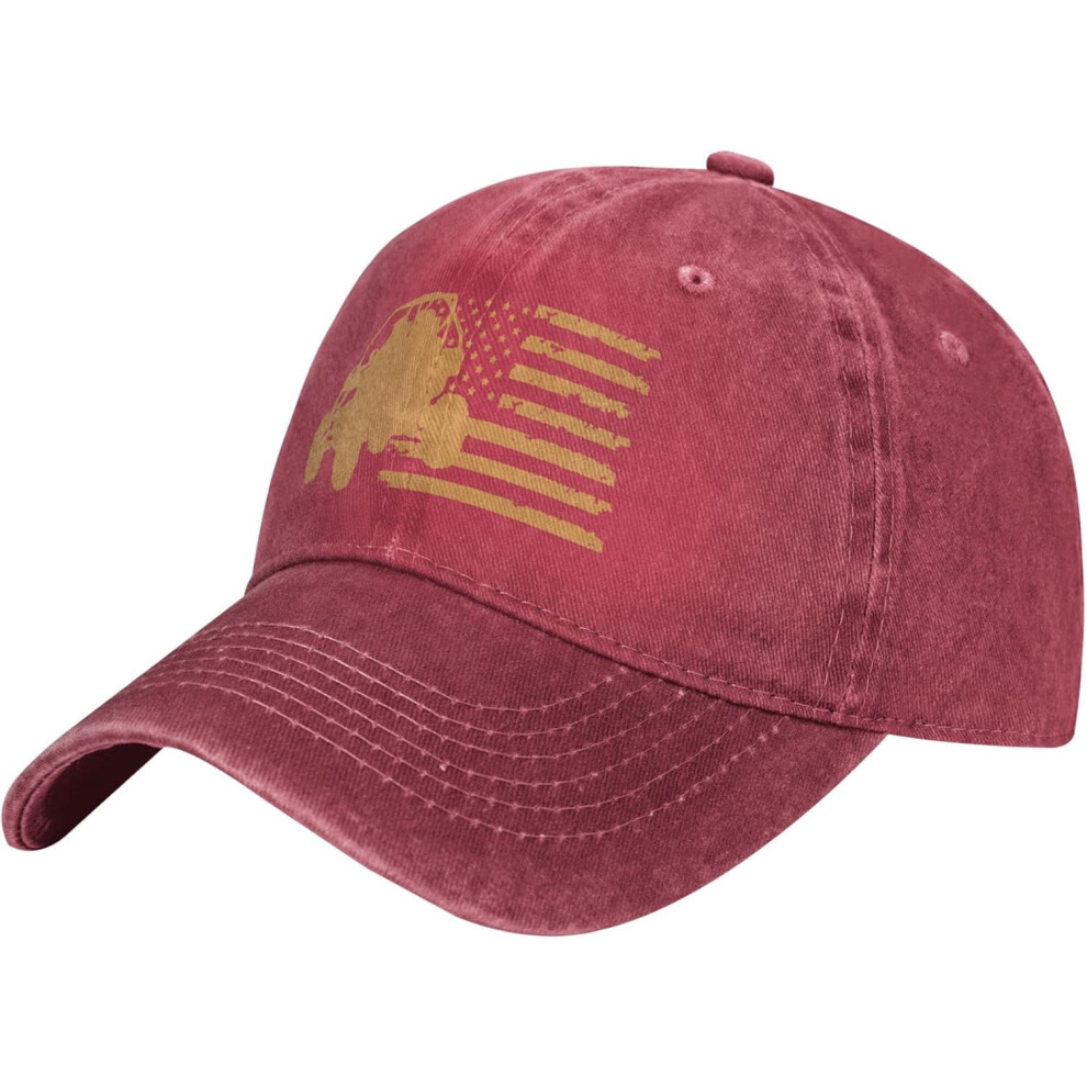 Four Wheeler Mudding American Flag Distressed Unisex Hat Adjustable Fashion Hat Casual Hat Truck Hat Dad Hat 9353595631991