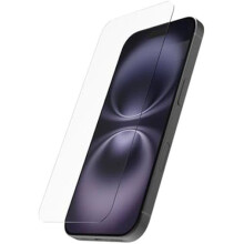 Schermbeschermfilm - HAMA - iPhone 16 - Gehard glas 9H - Ultra transparant - Eenvoudige installatie