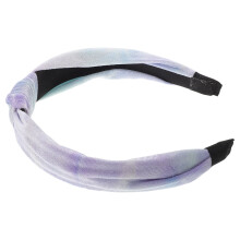 Multi Color Tie Dye Knotted Hairband for Decoration with Comfortable Soft Fabric Suitable for All Hair Types