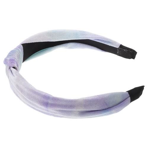 Πολύχρωμη κορδέλα μαλλιών Tie Dye με κόμπους για διακόσμηση με άνετο μαλακό ύφασμα,