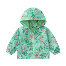 Kids Boys Girls Coat Hooded Prints Jacket Toddler Windproof Zipper Outwear Daily Wear Trendy / 3-4 Years
