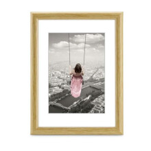 Cadre photo - Swing - 40 x 50 cm - Plastique - Jaune - Design contemporain