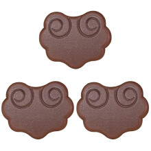 3Pcs Flexible Brown Erhu Mute for Quiet Home Practice Accessory