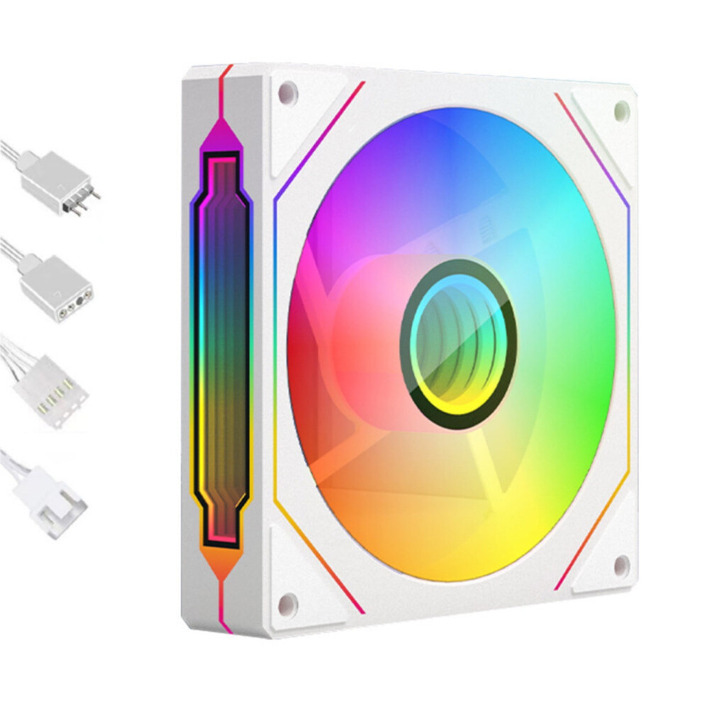 Argb Led 120Mm 5V 3Pin Pc Fan With Infinitys Effect, Quiet High Airflows For Cpu Coolers And Case Light 9340959250974