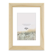 Cornice in legno - HAMA - Rise - 40 x 50 cm - Naturale - Decorazione murale