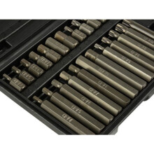 Torx-avainsetti - GEKO - 41 osaa - CRV (Kromi-Vanadiini) - Torx-päät - Muovikotelo