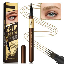 Microblading Eyebrow Pen, Waterproof Vegan Formula Eyebrow Pencils for Women to Effortlessly Create Natural Hair-Like Strokes, All-Day Wear