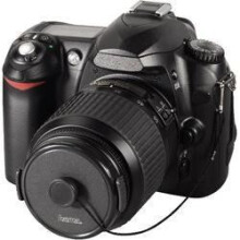 HAMA Steun voor lensdop - 10 cm - Zwart