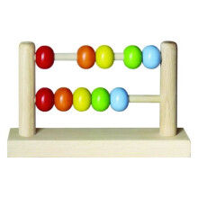 Detoa abacus junior 13 x 11,8 cm luonnonpuuta