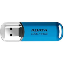 USB-tikku - ADATA - C906 - 64 Gt - USB 2.0 - Sininen - Kiinnitettävä kantta