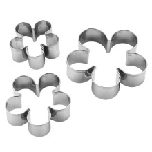 Stainless Steel Rose Petal Cookie Cutters for Kids – Compatible with Christmas, Valentine's Day, Baking & Cake Decorating