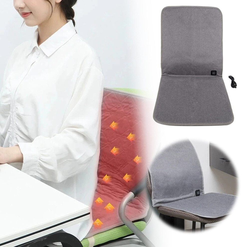 Usb Heated Seat Cushion With Lumbar Support 1Pc 962029016496